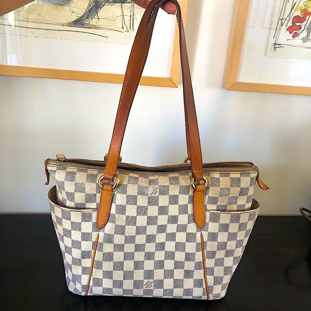 Authentic Louis Vuitton Damier Azur Totally PM Tote